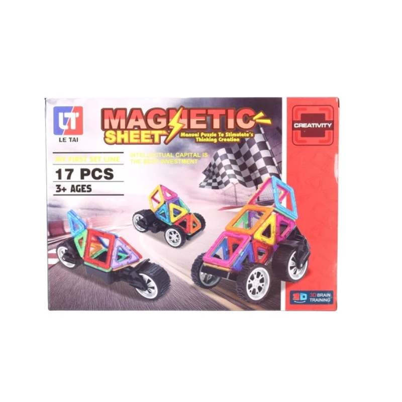 Магнитен конструктор, Превозни средства, 17 елемента